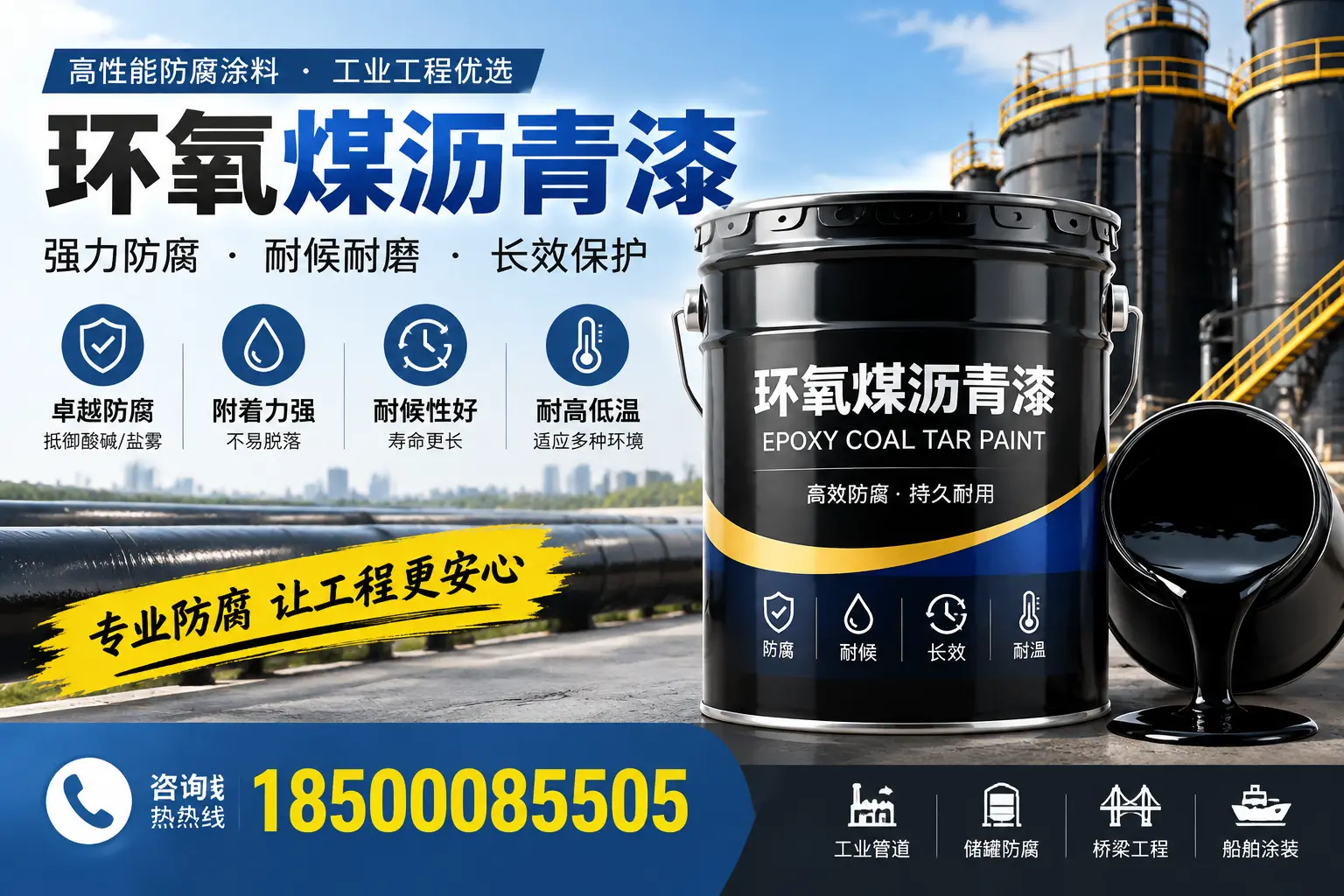 环氧煤沥青漆的施工方法与注意事项,确保在韶关顺利完成
